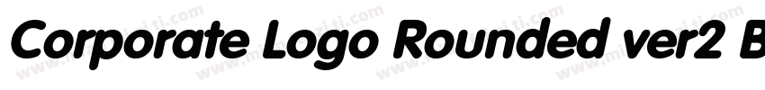Corporate Logo Rounded ver2 Bd字体转换